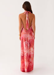 California Maxi Dress - Flamingo Fling