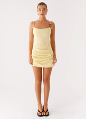 Adella Mini Dress - Yellow