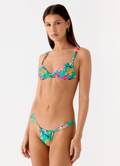 Airlie Scrunch Bikini Bottoms - Jungle Bloom