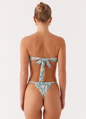 Airlie Scrunch Bikini Bottoms - Santorini Floral