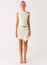 Alina Mini Dress - Ivory