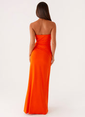 Anetta Maxi Dress - Orange