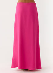 Ashlea Maxi Skirt - Fuchsia
