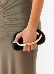 Avenna Clutch Bag - Black