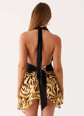 Bare Minimum Halter Top - Black