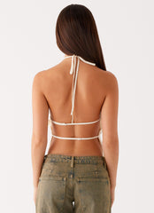 Bennie Halter Top - Ivory