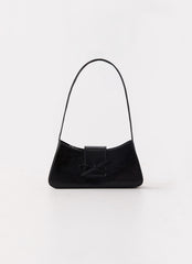 Cara Bow Shoulder Bag - Black