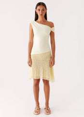 Catch Flights Top - Yellow