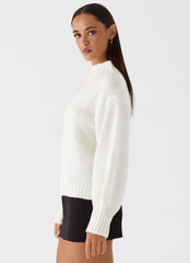 Charleston Knit Jumper - Off White