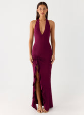 Charmed By You Maxi Dress - Plum
