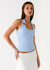 Cladena Top - Blue