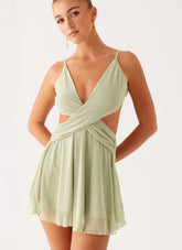 Darmi Mini Dress - Mint