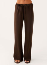 Deacon Low Rise Pants - Chocolate