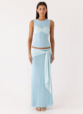 Delani Maxi Skirt - Blue