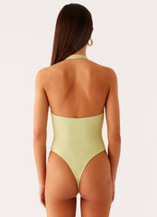 Delia One Piece Swimsuit - Lime