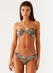 Delta Bandeau Bikini Top - Vintage Blossom