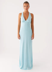 Desi Halterneck Maxi Dress - Mint