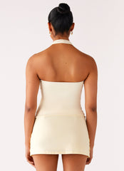 Diego Halter Top - Yellow