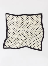 Dotty Dreams Scarf - White Polkadot