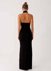 Eddie Knit Maxi Dress - Black