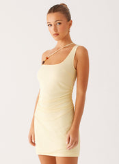 Elane Mini Dress - Yellow