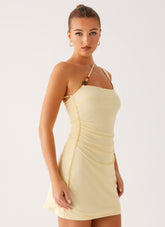 Elane Mini Dress - Yellow