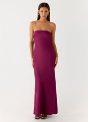 Endless Nights Maxi Dress - Plum
