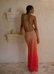 Feliciana Maxi Skirt - Sunset Ombre