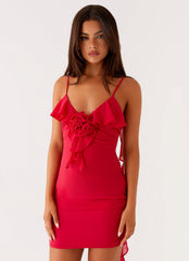 Haylie Mini Dress - Raspberry