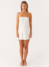 Hazel Mini Dress - White