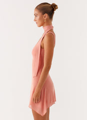 Hudson Mini Dress - Peach
