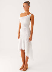 Huntah Midi Dress - Ivory