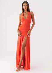 Island Muse Dress - Coral