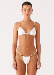 Ivanka Bikini Top - White