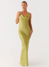 Jade Escape Maxi Dress - Lime