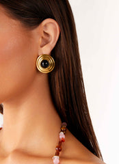 Kalia Earrings - Black