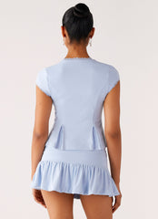Landon Mini Skort - Blue