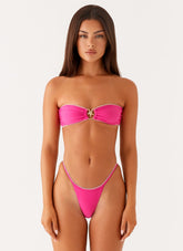 Laurel Bikini Bottom - Fuchsia