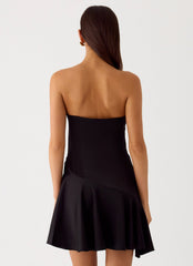 Luna Night Mini Dress - Black