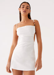 Marlon Mini Dress - White