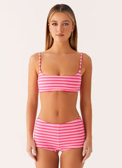 Mauritius Swim Short - Pink Stripe