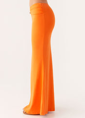 Mention Maxi Skirt - Orange