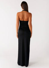Midnight Dreams Maxi Dress - Black