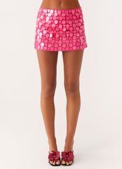 Movie Star Mini Skirt - Fuschsia