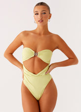 Ocean Tempest One Piece Swimsuit - Lime