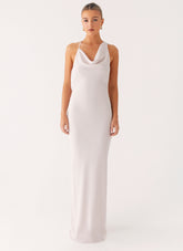 Opal Glow Maxi Dress - Off White