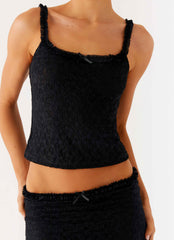 Ophira Cami Top - Black