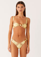 Oudre Bikini Top - Tidal Print