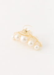 Oyster Club Claw Clip - Pearl