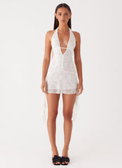 Ritz Lace Mini Dress - White